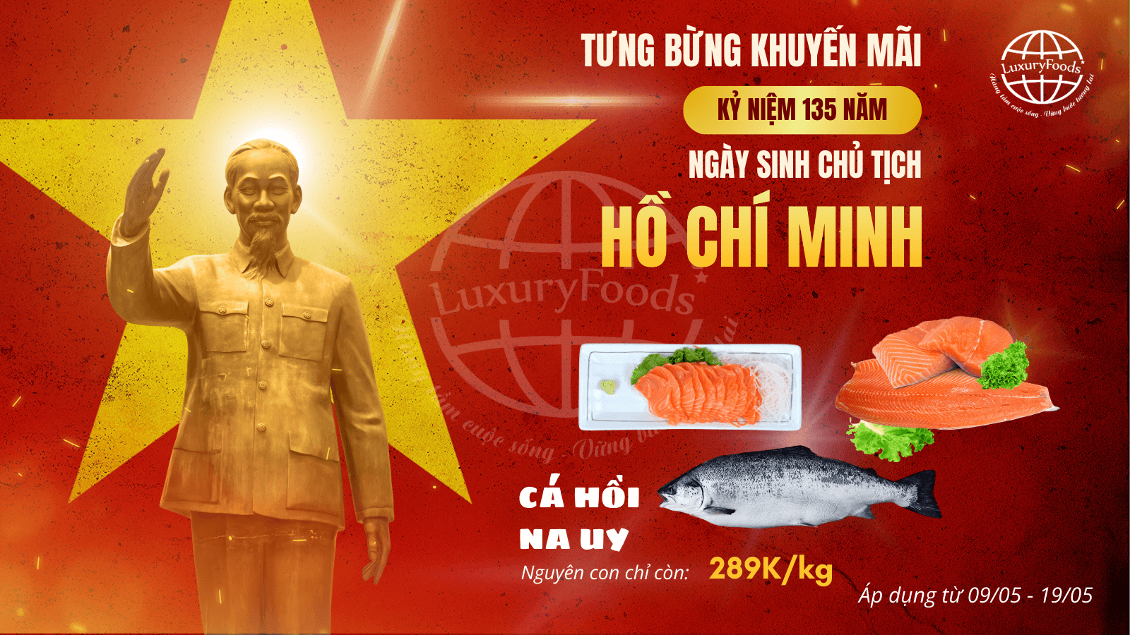 CTKM Kỷ niệm Ngày sinh Chủ tịch nước Hồ Chí Minh