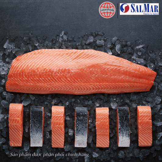 Cá Hồi Na Uy Fillet Tươi Nguyên Tấm