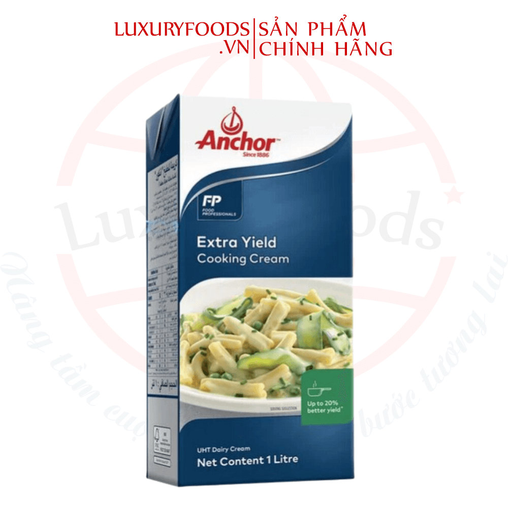 Kem Sữa Anchor Extra Yeild Cooking Cream 1l