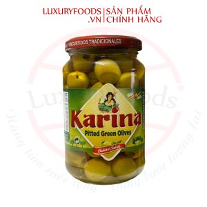 Oliu Xanh Nguyên Hạt Hiệu Karina 360g/200g