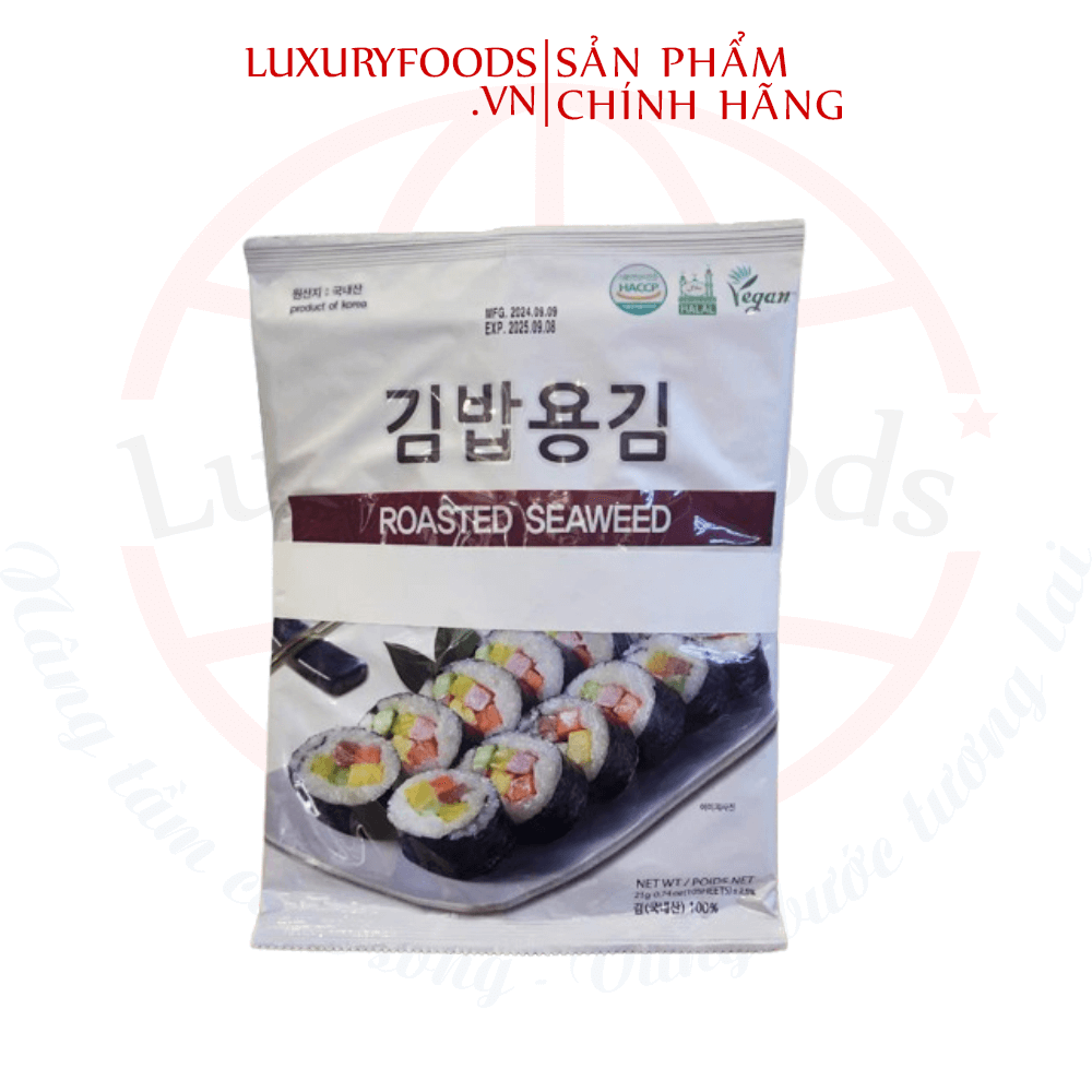 Rong Biển Cuộn Cơm 10 Lá Garimi Hàn Quốc