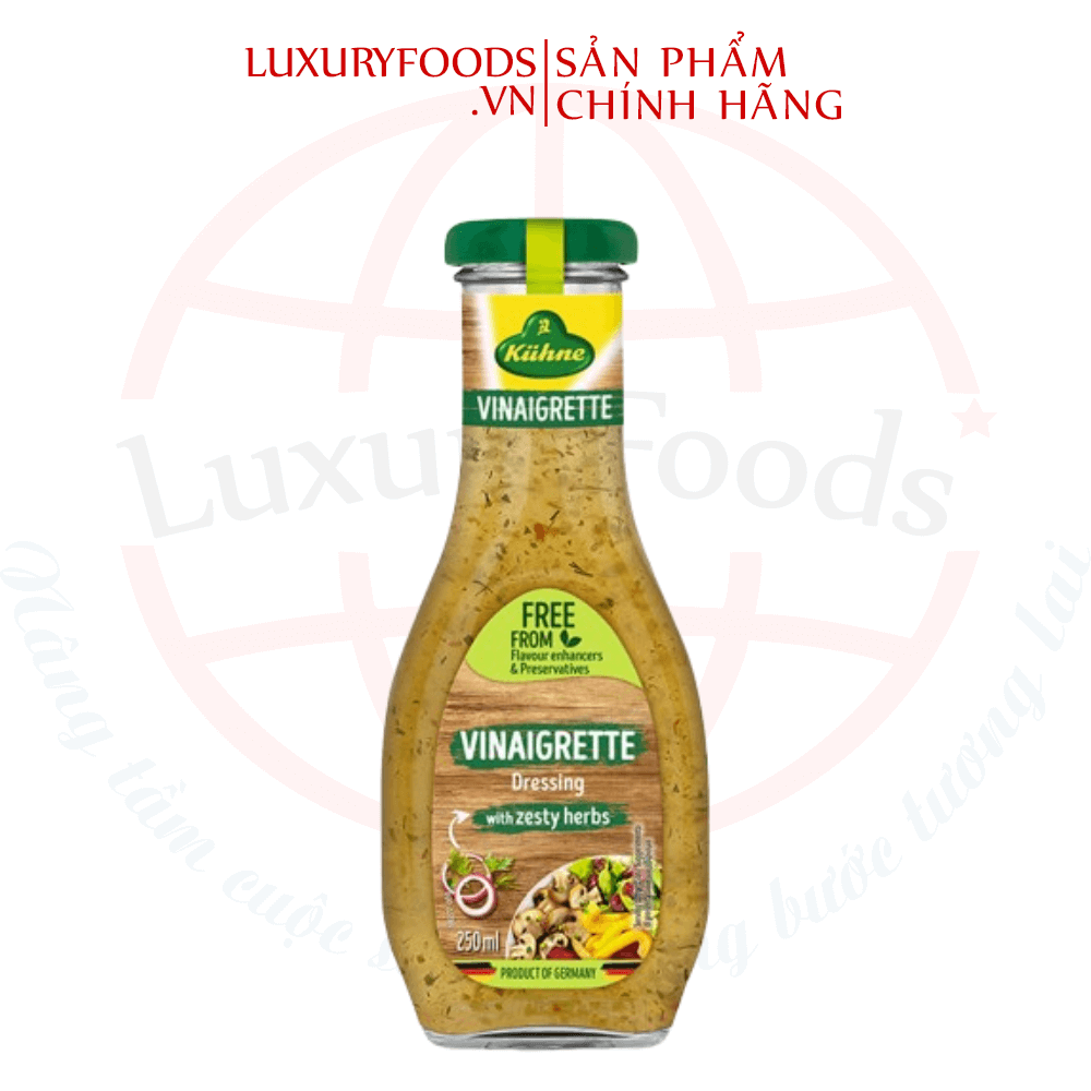 Sốt Trộn Salad Vị Bạc Hà Hiệu Kuehne 250ml