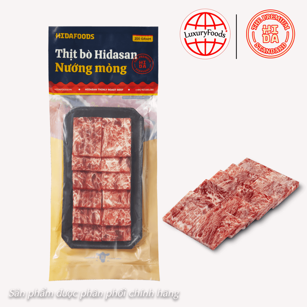 Thịt Bò Nướng Mỏng Hidasan 200g