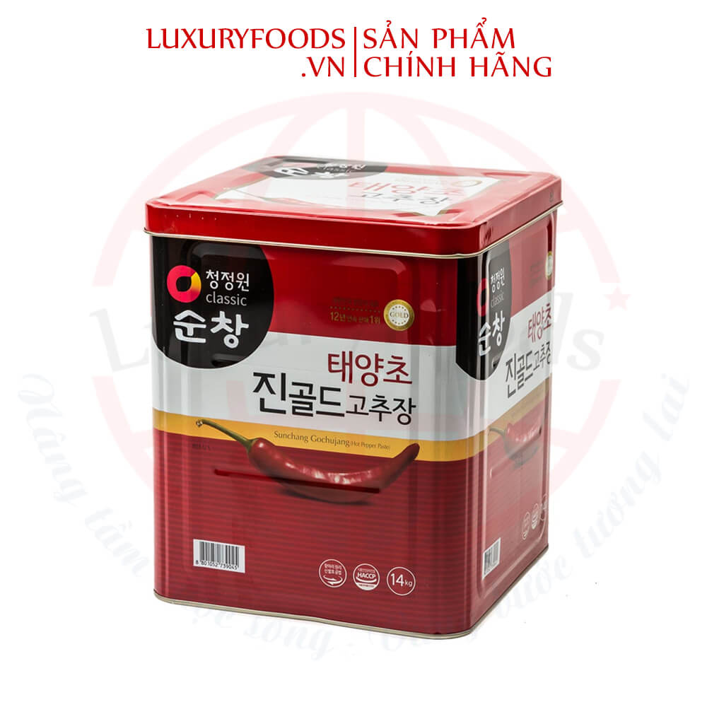 Tương Ớt Hàn Quốc Gochujang Daesang Thùng Sắt 14kg