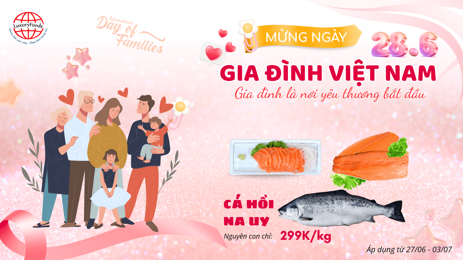 Gia đình là nơi yêu thương bắt đầu